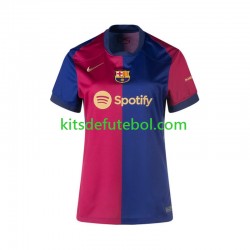 Camisola FC Barcelona Mulheres Equipamento principal 2024-2025 Mangas Curtas