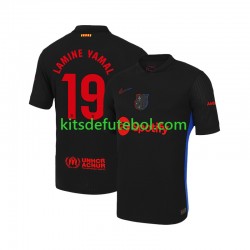 Camisola FC Barcelona LAMINE YAMAL 19 Homem Equipamento alternativo 2024-2025 Mangas Curtas