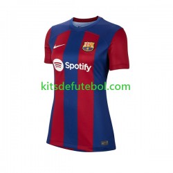 Camisola FC Barcelona Mulheres Equipamento principal 2023-2024 Mangas Curtas