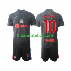 Camisola FC Barcelona Lionel Messi 10 Criança Equipamento alternativo 2024-2025 Mangas Curtas