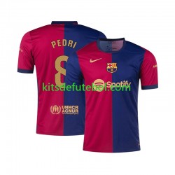 Camisola FC Barcelona PEDRI 8 Homem Equipamento principal 2024-2025 Mangas Curtas