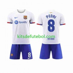 Camisola FC Barcelona Pedri 8 Criança Equipamento alternativo 2023-2024 Mangas Curtas
