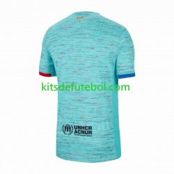 Camisola FC Barcelona Homem Terceiro equipamento 2023-2024 Mangas Curtas