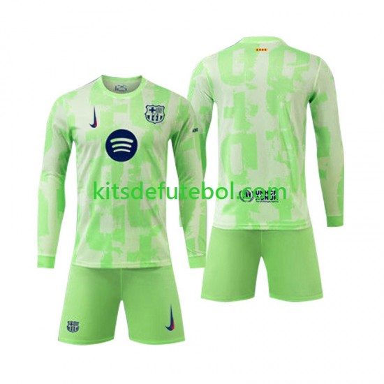 Camisola FC Barcelona Terceiro equipamento 2024-2025 Mangas Compridas