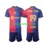 Camisola FC Barcelona UCL Font Lamine Yamal 19 Criança Equipamento principal 2024-2025 Mangas Curtas