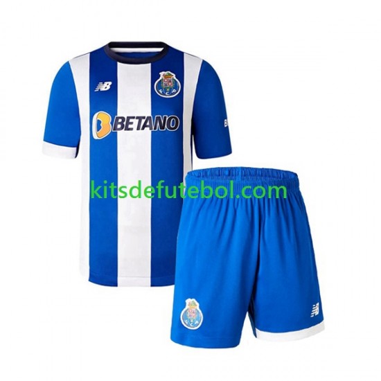 Camisola FC Porto Criança Equipamento principal 2023-2024 Mangas Curtas