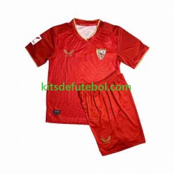 Camisola Sevilla FC Sergio Ramos 4 Criança Equipamento alternativo 2023-2024 Mangas Curtas