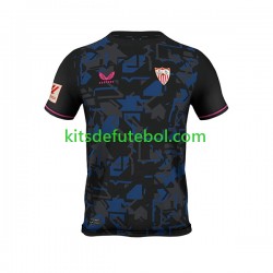 Camisola Sevilla FC Homem Terceiro equipamento 2023-2024 Mangas Curtas