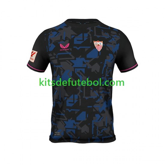 Camisola Sevilla FC Homem Terceiro equipamento 2023-2024 Mangas Curtas