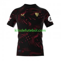 Camisola Sevilla FC Homem Terceiro equipamento 2024-2025 Mangas Curtas