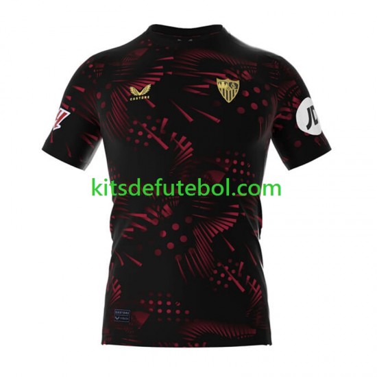 Camisola Sevilla FC Homem Terceiro equipamento 2024-2025 Mangas Curtas