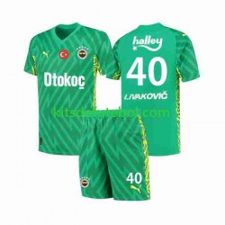 de Guarda-redes Fenerbahce Livakovic 40 Footbal Kit Equipamento principal 2023-2024 Mangas Curtas
