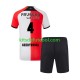 Camisola Feyenoord Rotterdam Lutsharel Geertruida 4 Criança Equipamento principal 2024-2025 Mangas Curtas