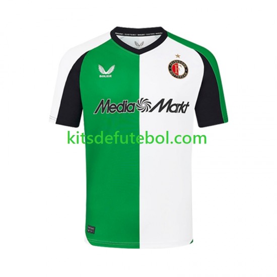Camisola Feyenoord Rotterdam Homem Terceiro equipamento 2024-2025 Mangas Curtas