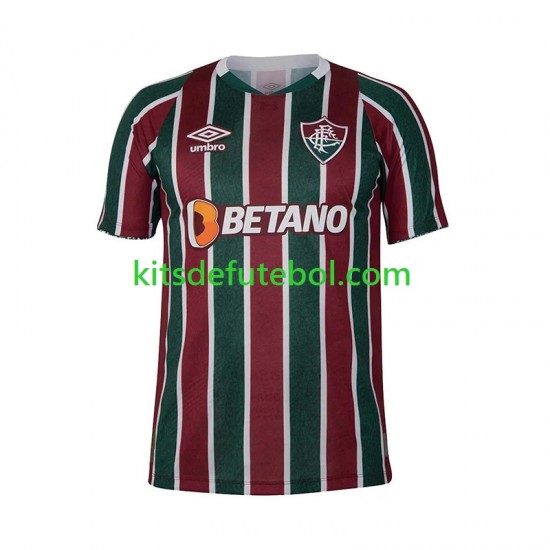 Camisola Fluminense Homem Equipamento principal 2024-2025 Mangas Curtas