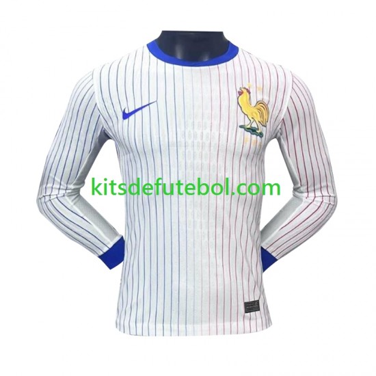 Camisola Seleção da Francesa Homem Equipamento alternativo Europeu 2024 Mangas Compridas