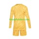 Camisola de Guarda-redes Seleção da Francesa Amarelo Criança Equipamento principal Europeu 2024 Mangas Compridas
