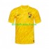 Camisola de Guarda-redes Seleção da Francesa Amarelo Homem Equipamento principal Europeu 2024 Mangas Curtas
