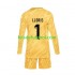 Camisola de Guarda-redes Seleção da Francesa Amarelo Hugo Lloris 1 Criança Equipamento principal Europeu 2024 Mangas Compridas