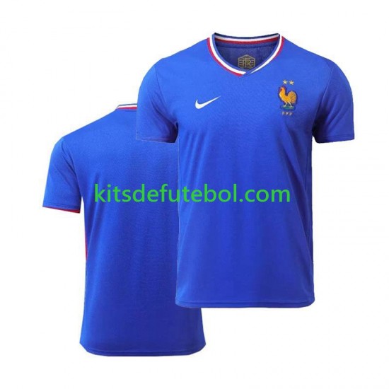 Camisola Seleção da Francesa Homem Equipamento principal Europeu 2024 Mangas Curtas