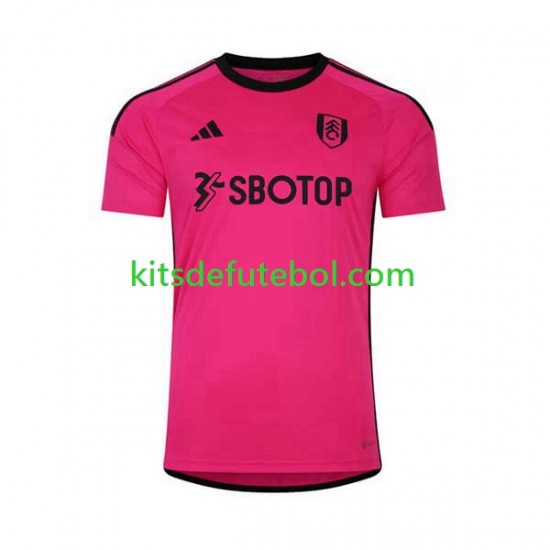 Camisola Fulham Homem Equipamento alternativo 2023-2024 Mangas Curtas