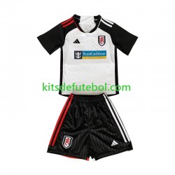 Camisola Fulham Criança Equipamento principal 2023-2024 Mangas Curtas