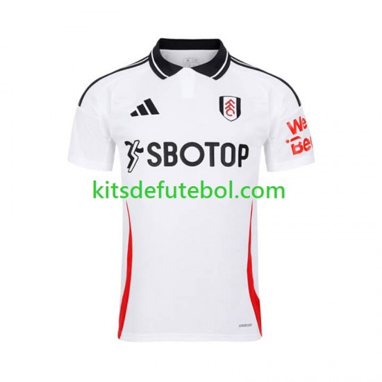 Camisola Fulham Homem Equipamento principal 2024-2025 Mangas Curtas