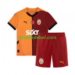 Camisola Galatasaray Criança Equipamento principal 2024-2025 Mangas Curtas