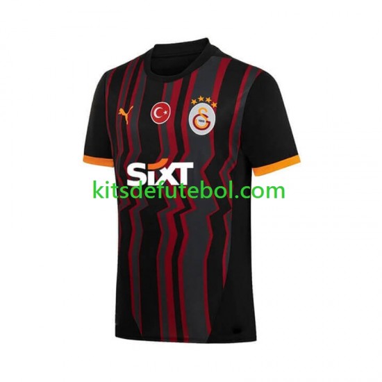 Camisola Galatasaray Homem Terceiro equipamento 2024-2025 Mangas Curtas