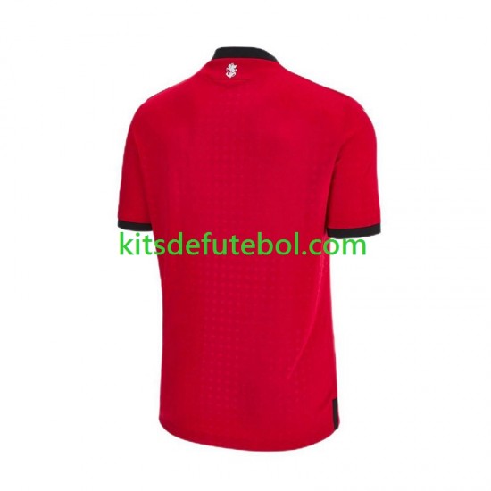 Camisola Georgia Homem Terceiro equipamento Europeu 2024 Mangas Curtas