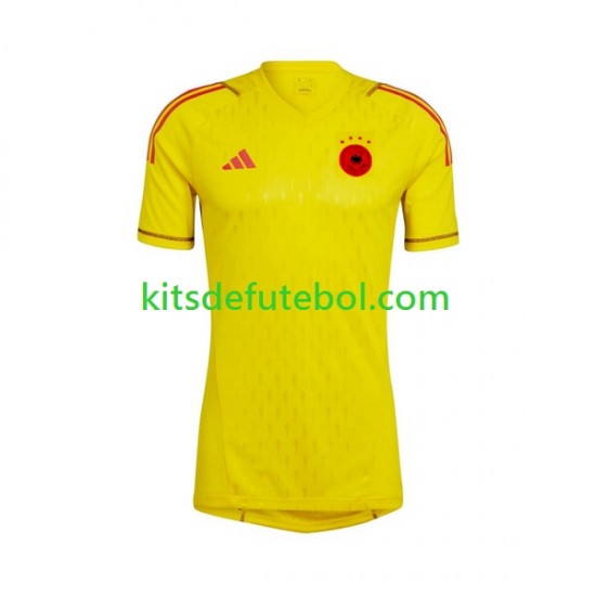 Camisola de Guarda-redes Seleção da Alemã Homem Equipamento alternativo Mundial 2022 Mangas Curtas