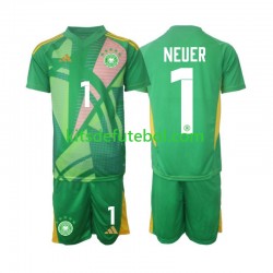 Camisola de Guarda-redes Seleção da Alemã Manuel Neuer 1 Criança Terceiro equipamento 2024-2025 Mangas Curtas