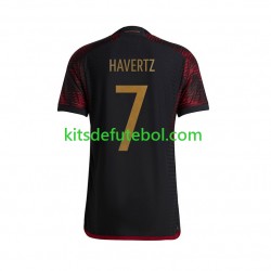 Camisola Seleção da Alemã Havertz 7 Homem Equipamento alternativo Mundial 2022 Mangas Curtas