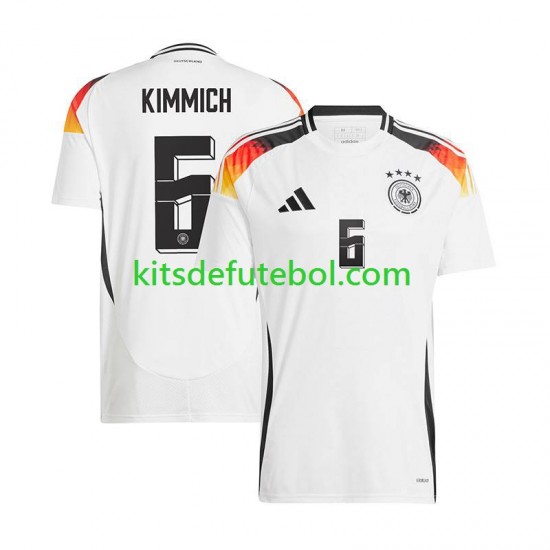 Camisola Seleção da Alemã Joshua Kimmich 6 Homem Equipamento principal Europeu 2024 Mangas Curtas