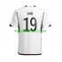 Camisola Seleção da Alemã Sane 19 Homem Equipamento principal Mundial 2022 Mangas Curtas