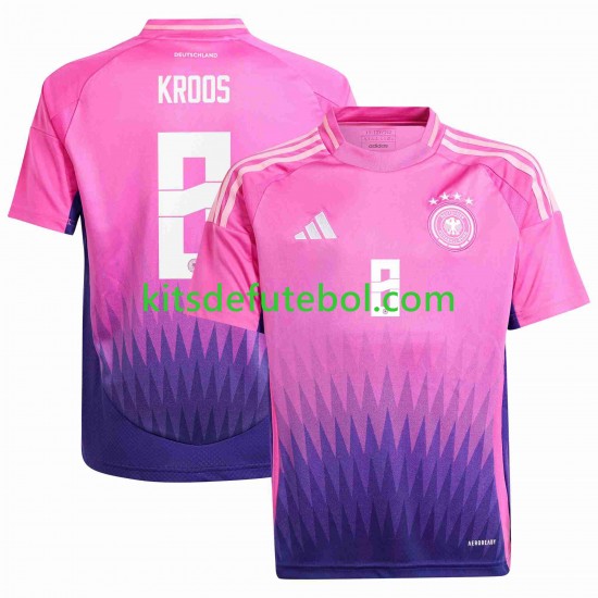 Camisola Seleção da Alemã Toni Kroos Homem Equipamento alternativo Europeu 2024 Mangas Curtas