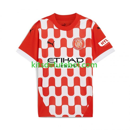 Camisola Girona Homem Equipamento principal 2024-2025 Mangas Curtas