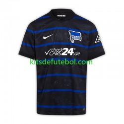 Camisola Hertha BSC Homem Equipamento alternativo 2024-2025 Mangas Curtas