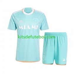 Camisola Inter Miami Criança Terceiro equipamento 2024-2025 Mangas Curtas