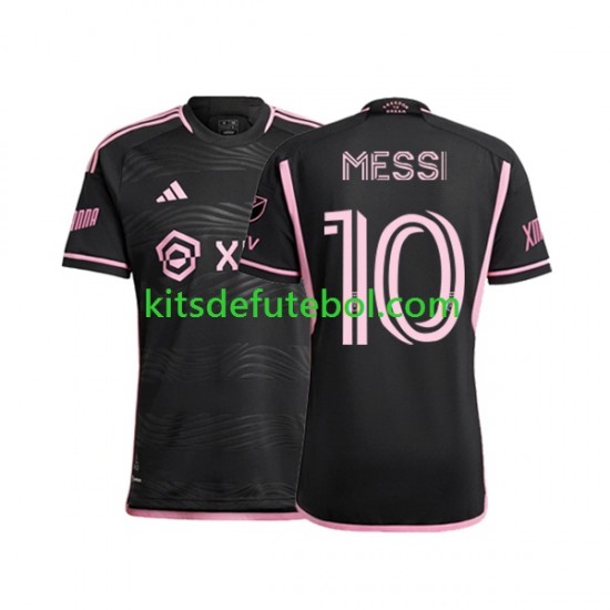 Camisola Inter Miami Lionel Messi 10 Homem Equipamento alternativo 2023 Mangas Curtas