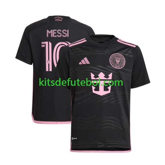 Camisola Inter Miami Lionel Messi 10 Homem Equipamento alternativo 2024 Mangas Curtas