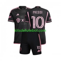 Camisola Inter Miami Lionel Messi 10 Criança Equipamento alternativo 2023 Mangas Curtas