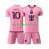 Camisola Inter Miami Lionel Messi 10 Criança Equipamento principal 2024 Mangas Curtas