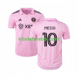 Camisola Inter Miami Lionel Messi 10 Homem Equipamento principal 2023 Mangas Curtas