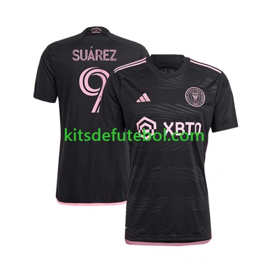 Camisola Inter Miami Luis Suarez 9 Homem Equipamento alternativo 2023-2024 Mangas Curtas
