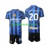 Camisola Inter de Milão Hakan Calhanoglu 20 Criança Equipamento principal 2024-2025 Mangas Curtas