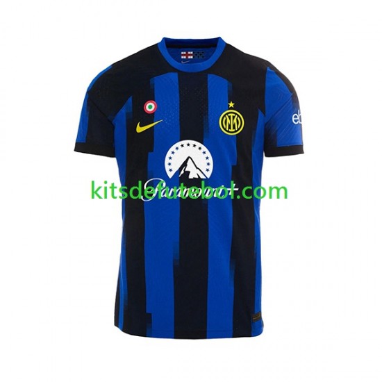 Camisola Inter de Milão Homem Equipamento principal 2023-2024 Mangas Curtas