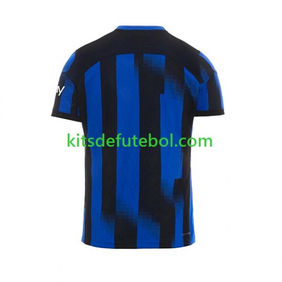 Camisola Inter de Milão Homem Equipamento principal 2023-2024 Mangas Curtas