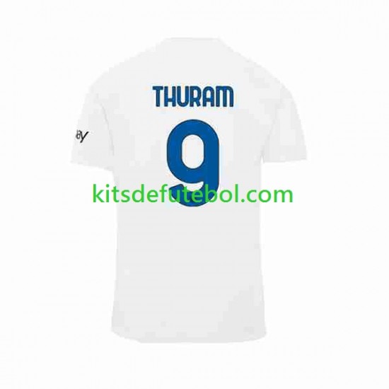 Camisola Inter de Milão Marcus Thuram 9 Homem Equipamento alternativo 2023-2024 Mangas Curtas