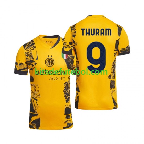 Camisola Inter de Milão Marcus Thuram 9 Homem Terceiro equipamento 2024-2025 Mangas Curtas